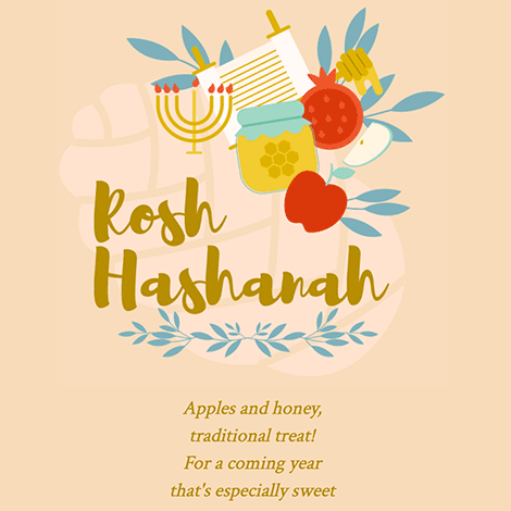 Rosh Hashanah Apples and Honey eCard
